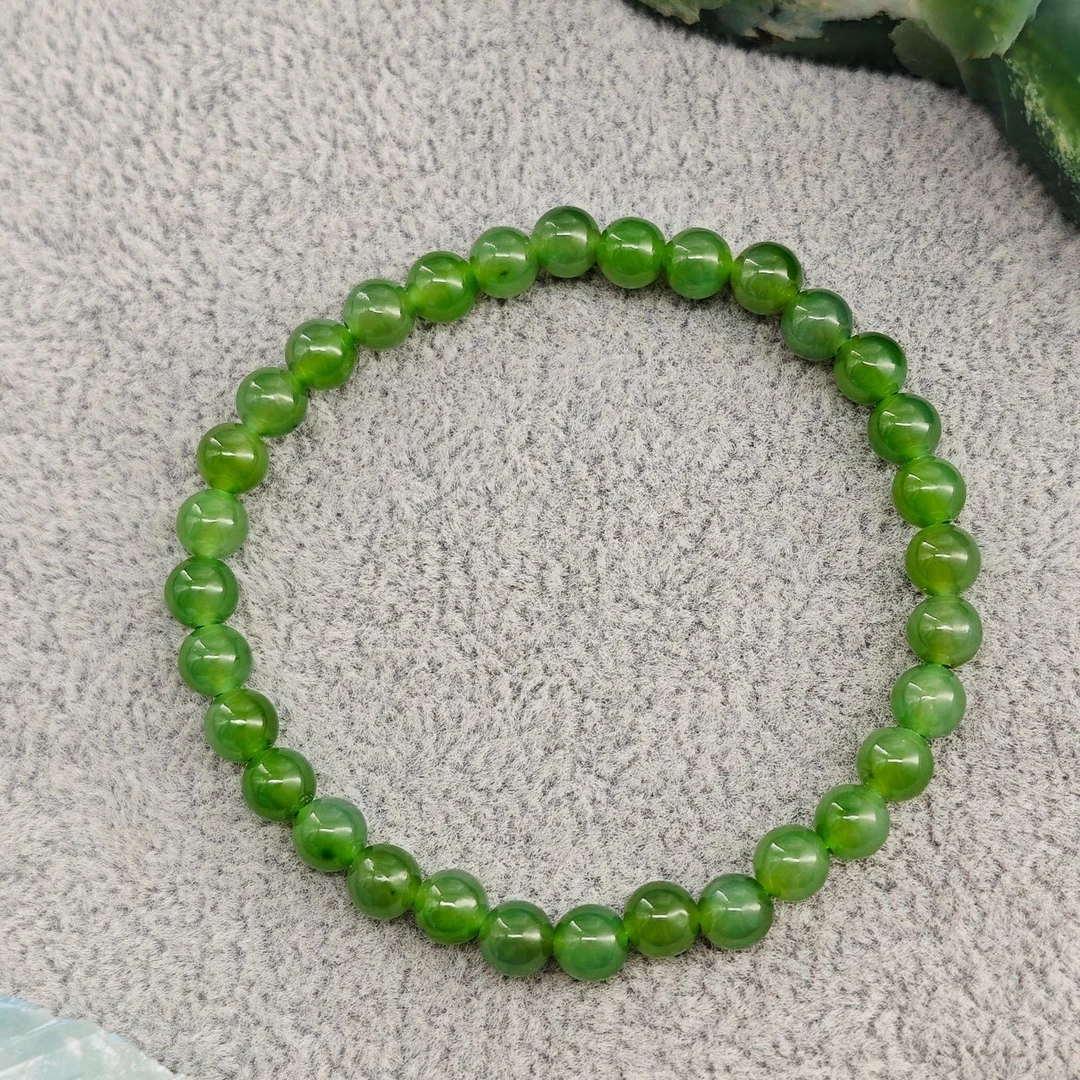 元旦特惠 高品质特惠碧玉素串6mm/HG-BYSC-53（多样性发货）