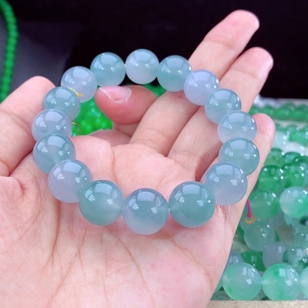 未镶嵌手串翡翠天然缅甸A货