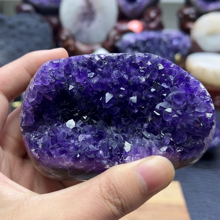紫晶大型摆件（非配饰）未镶嵌同*行
