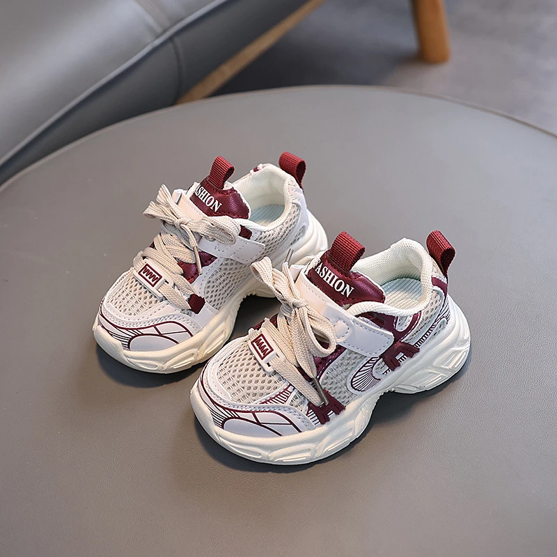 男童老爹鞋透气运动鞋2025春秋季新款轻便儿童单鞋防滑女童休闲鞋