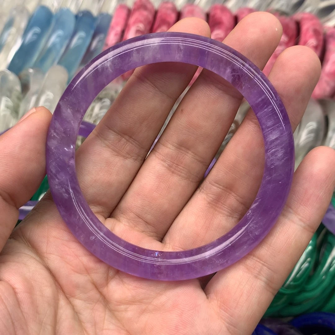 *****紫晶手镯未镶嵌手镯