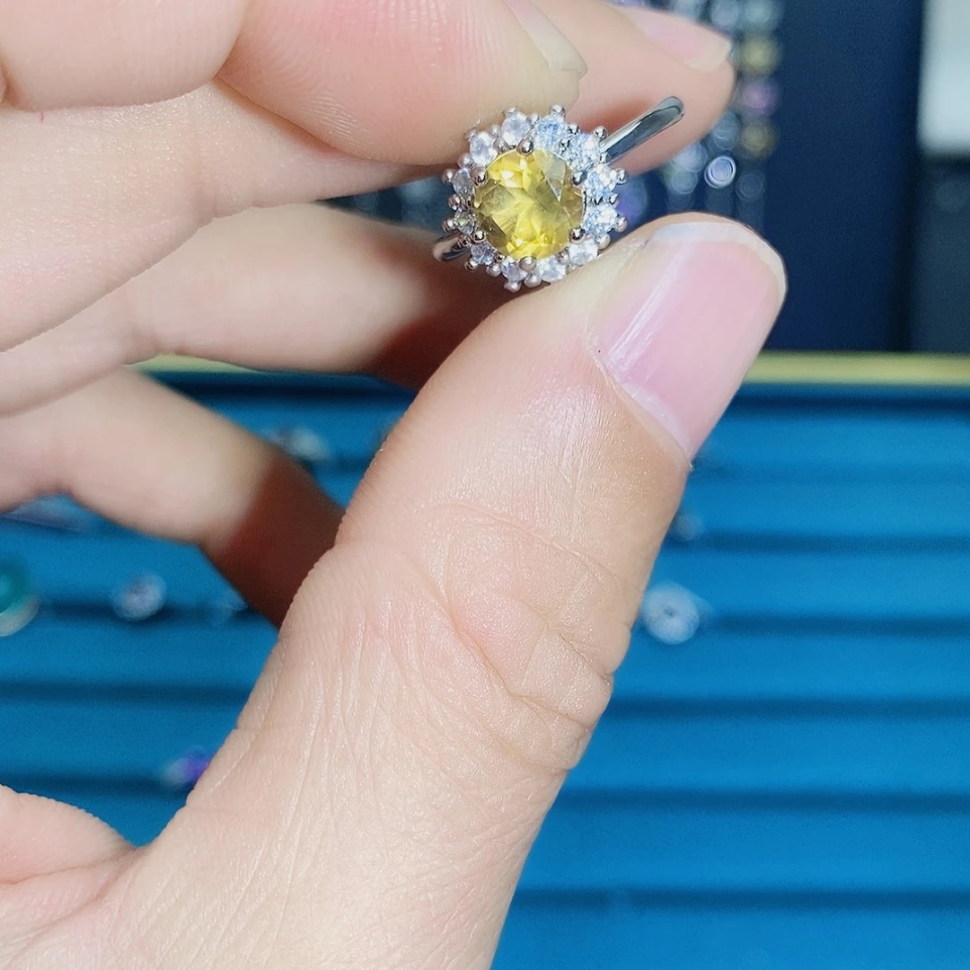 紫晶珠宝半成品银S925镶嵌