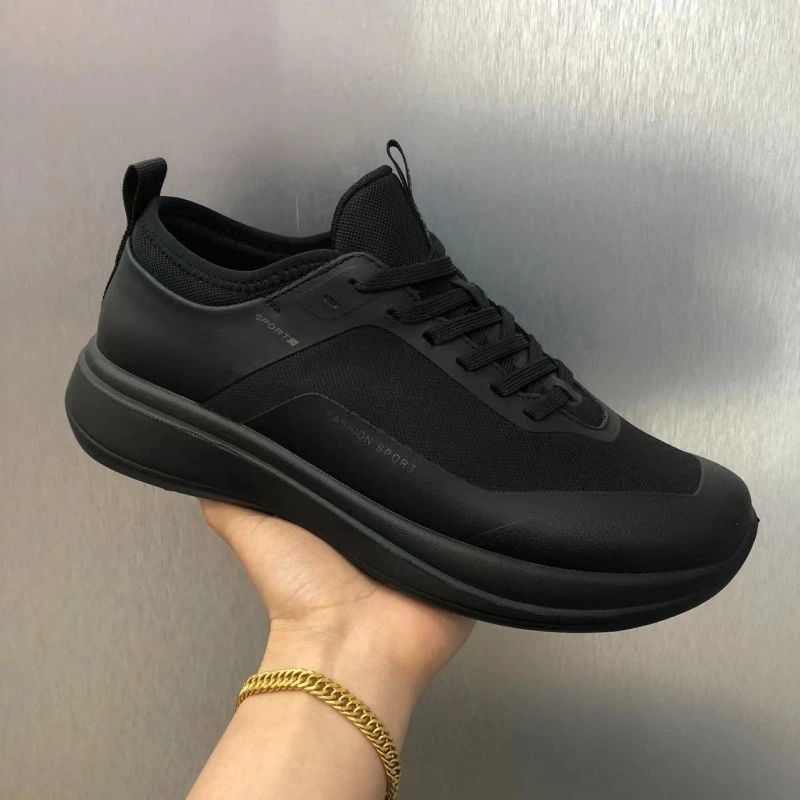 户外男鞋2025春季新款轻便缓震徒步运动跑鞋网面商务百搭休闲鞋子