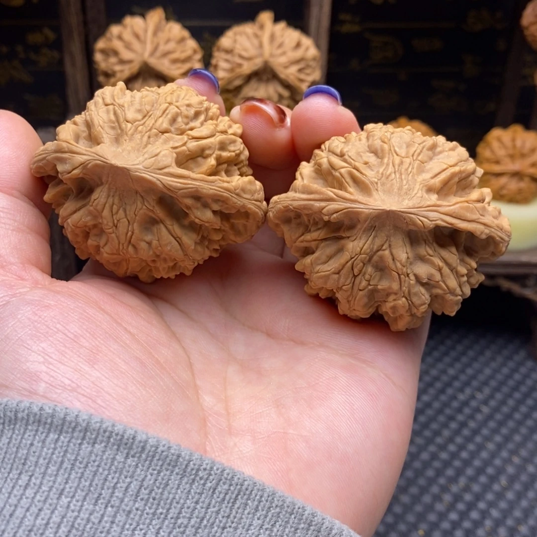 把件文玩核桃54龙鼎官帽