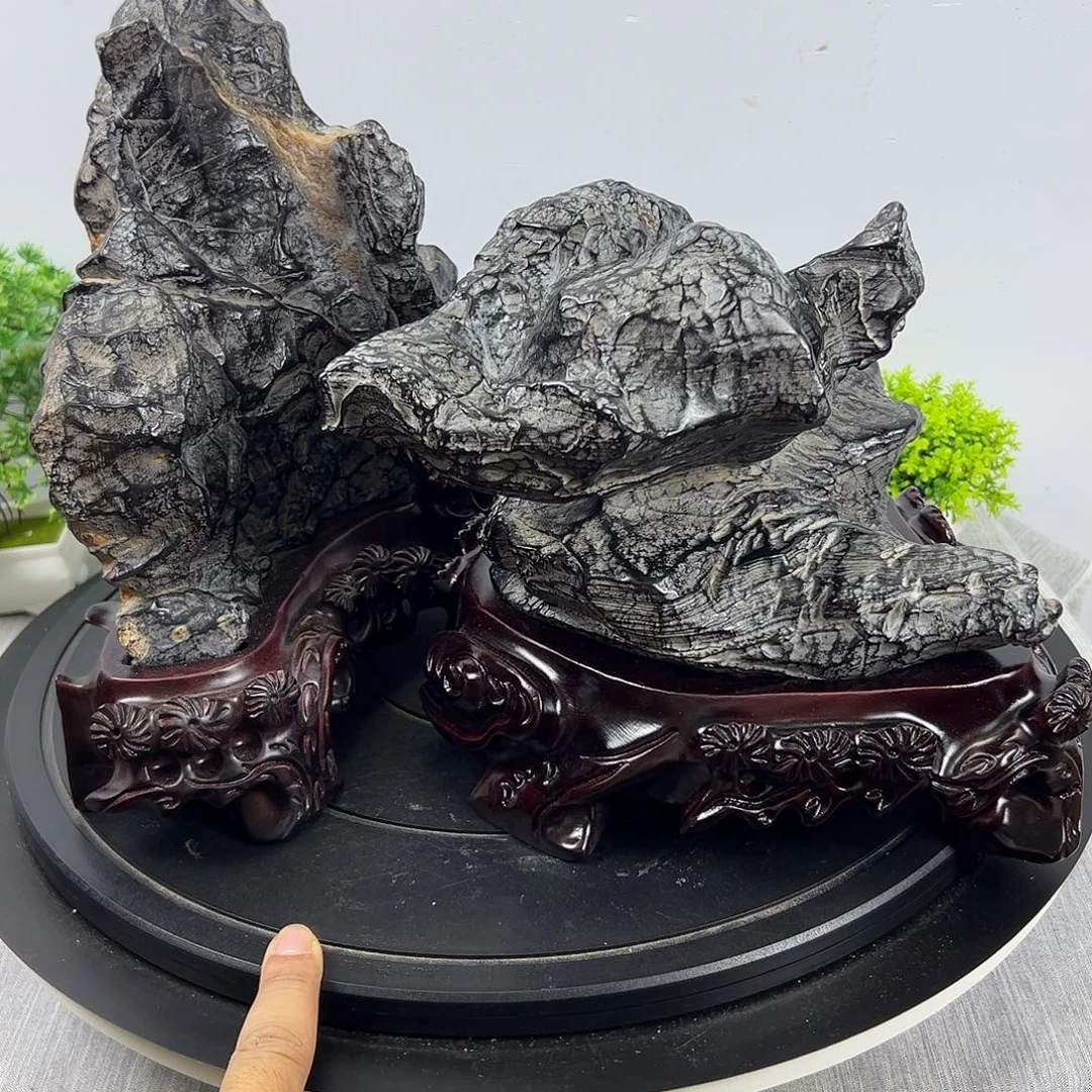 有机玻璃灵璧石家居摆件