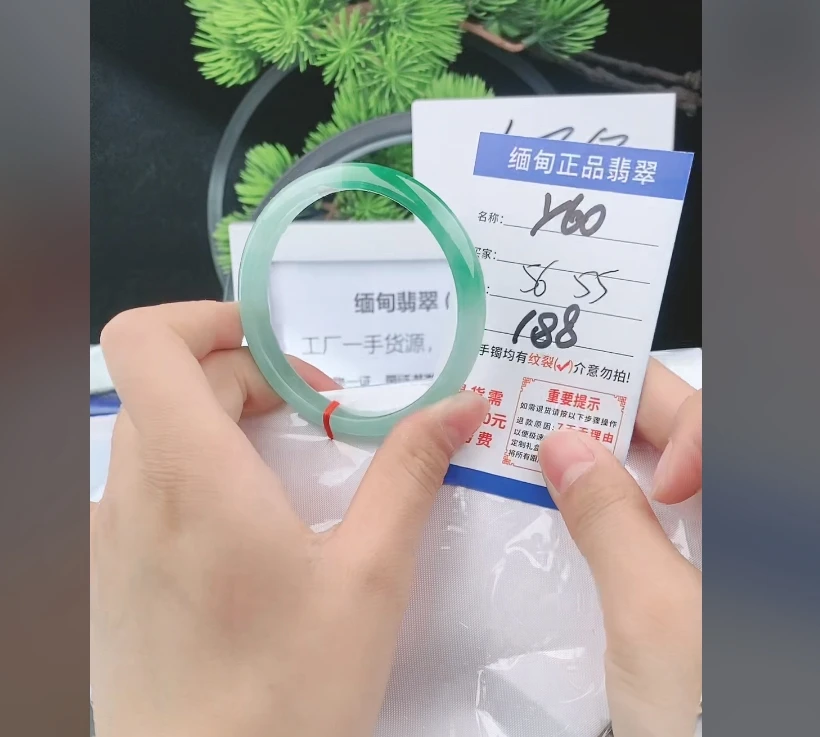 Y60【正品 缅甸翡翠】实物以直播间为准微色差
