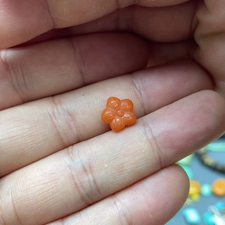 南红玛瑙未镶嵌戒指
