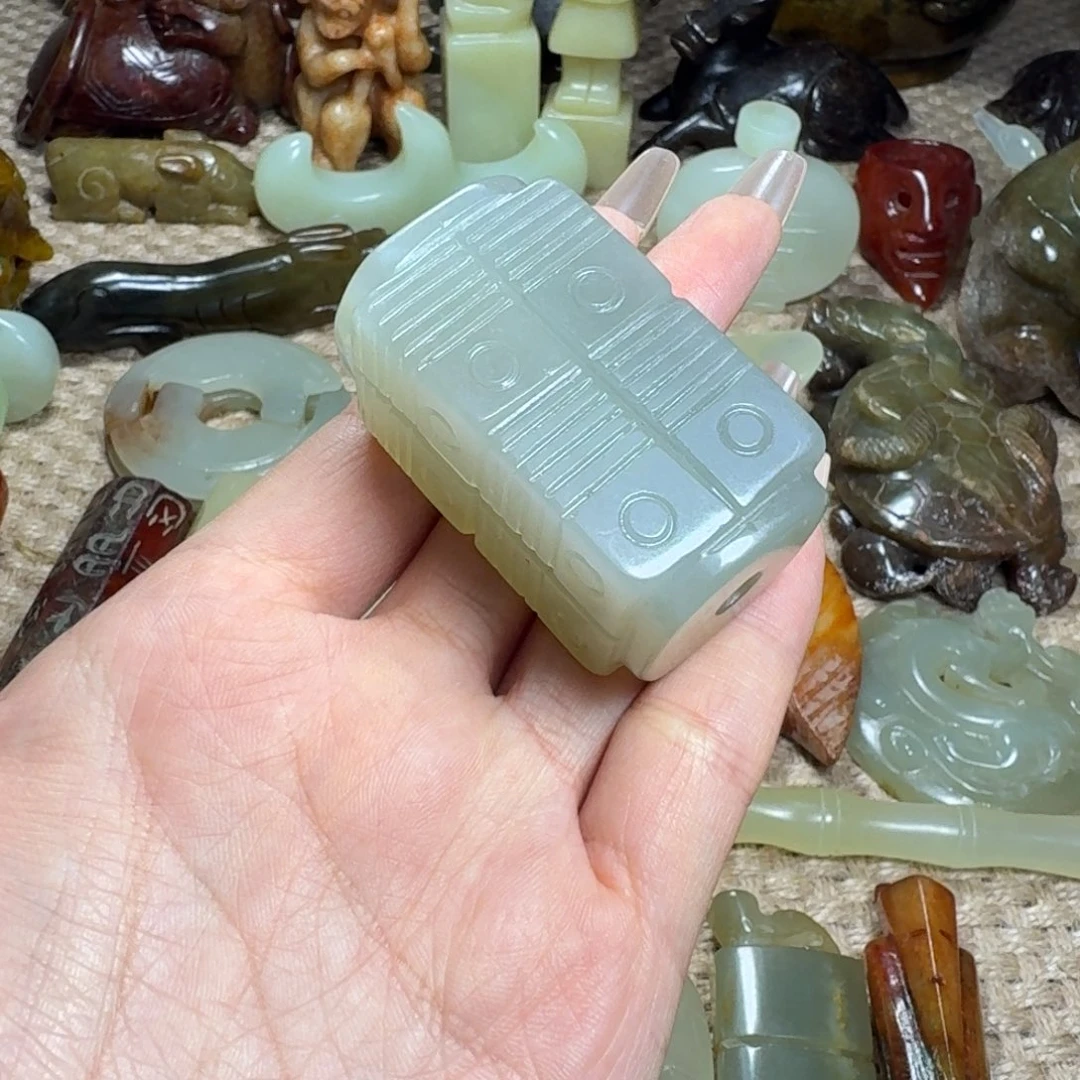 白玉菩提吊坠挂件