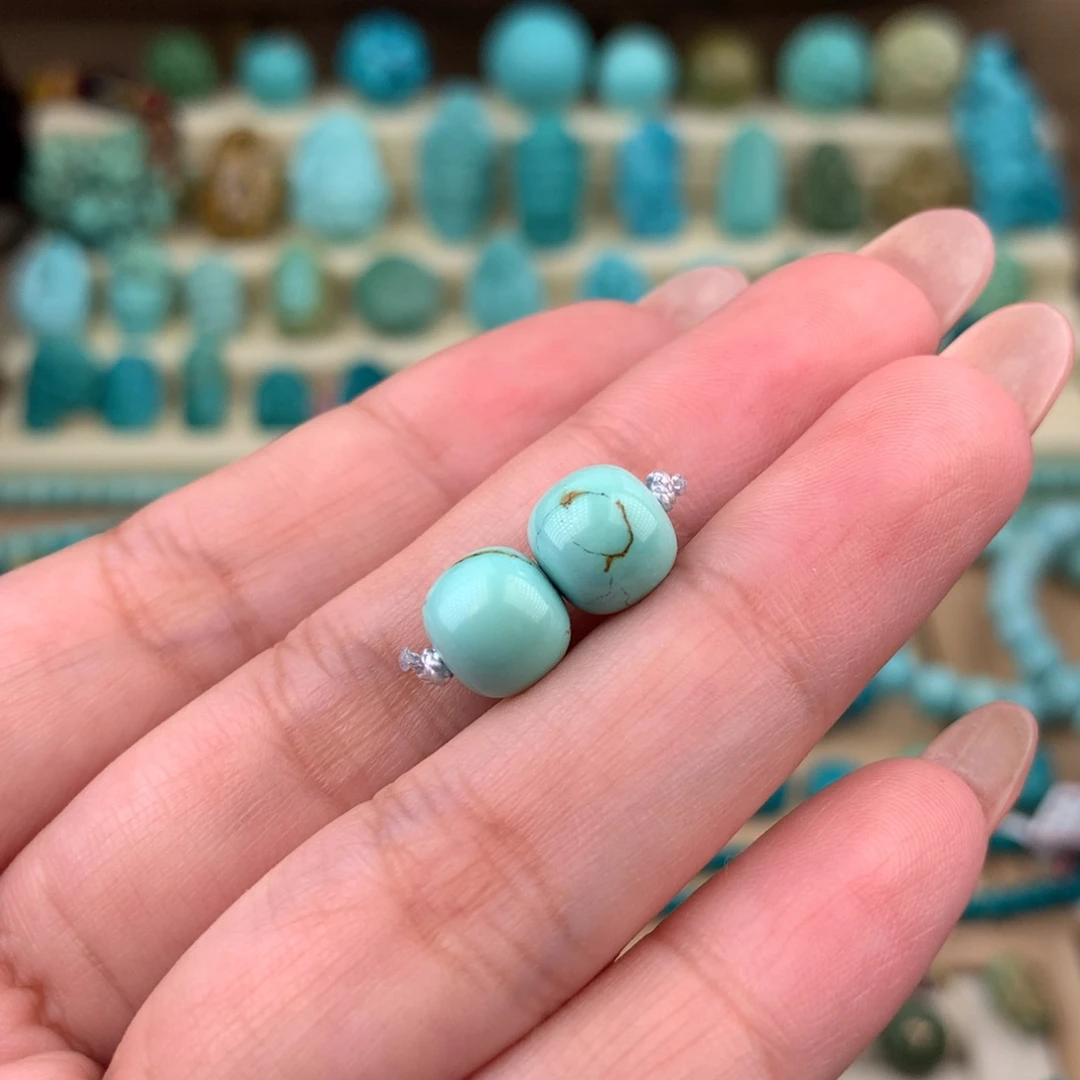 未镶嵌绿松石珠宝奇石