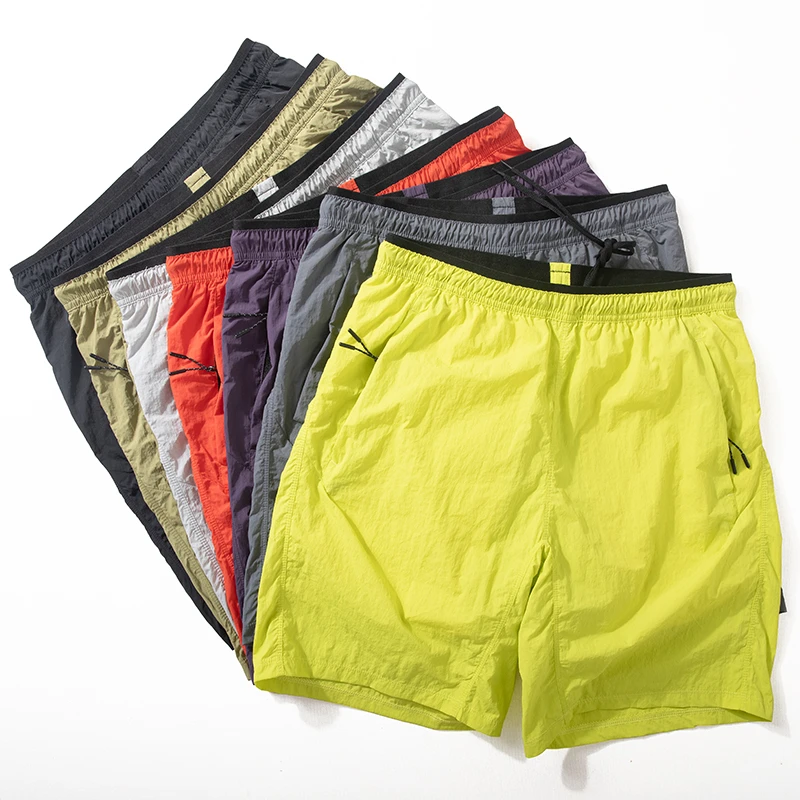 Enbi Simcotton短裤男夏季轻薄速干运动旅游沙滩裤宽松直筒五分裤