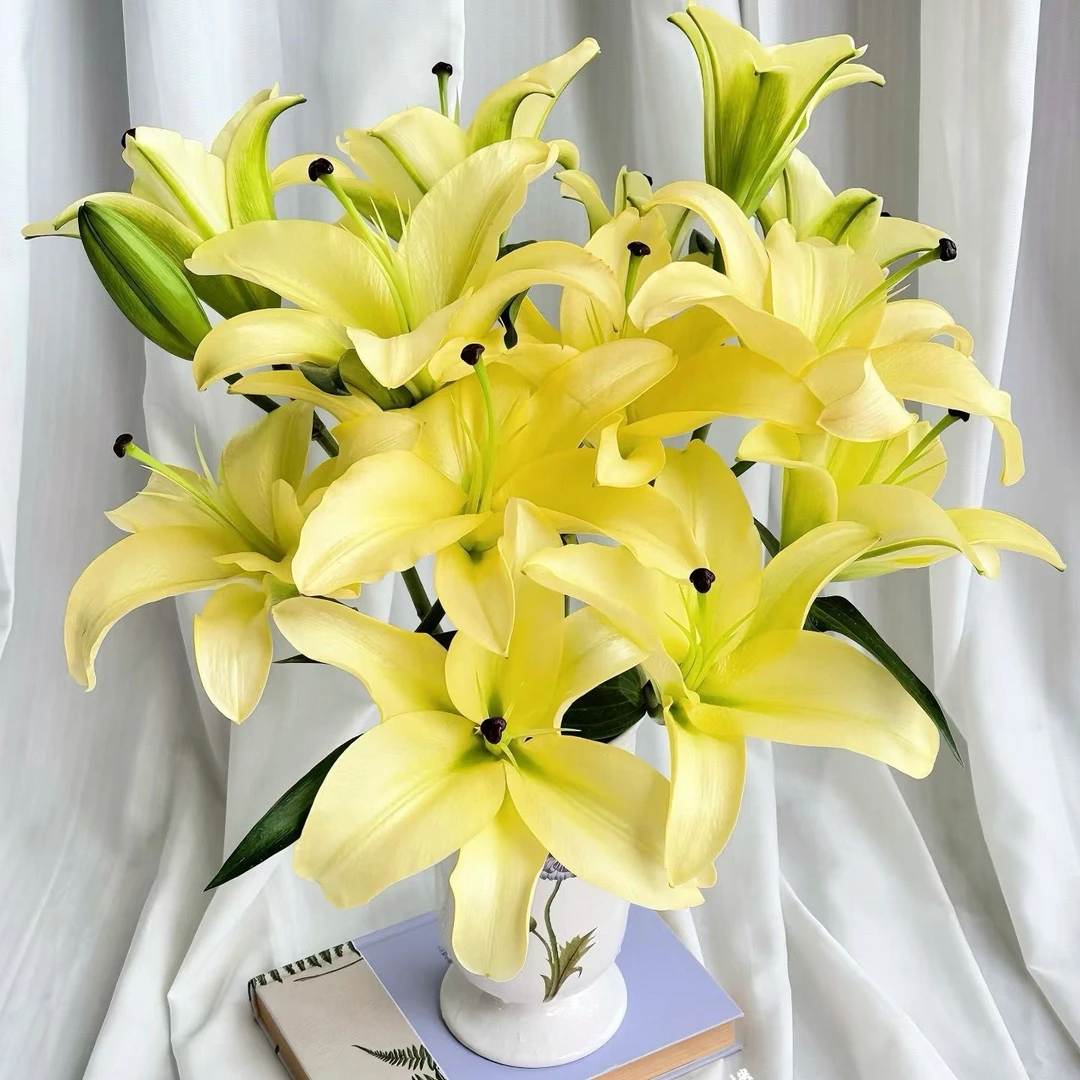 黄天霸香水百合鲜花云南昆明基地直发水养真花办公室家庭生活插花