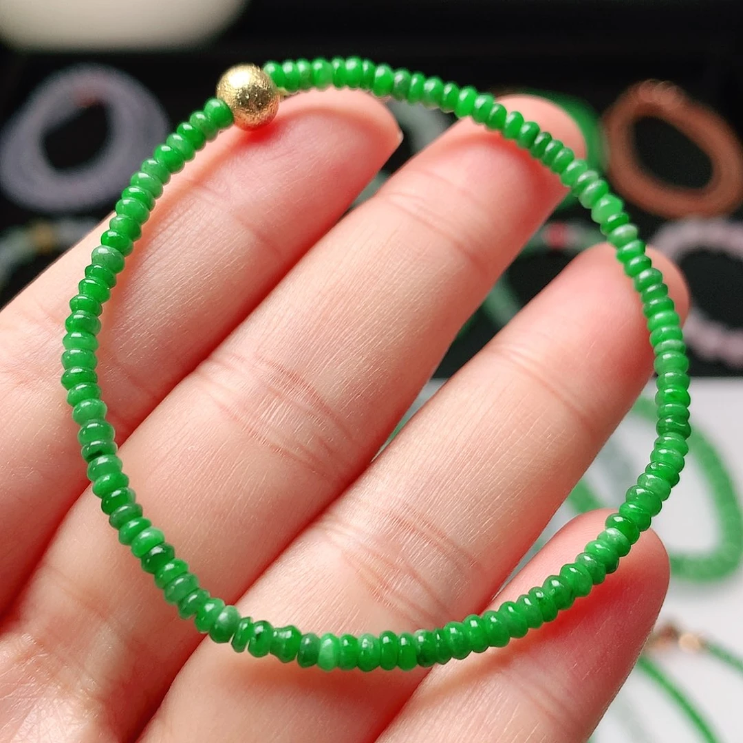 翡翠未镶嵌手链翡翠
