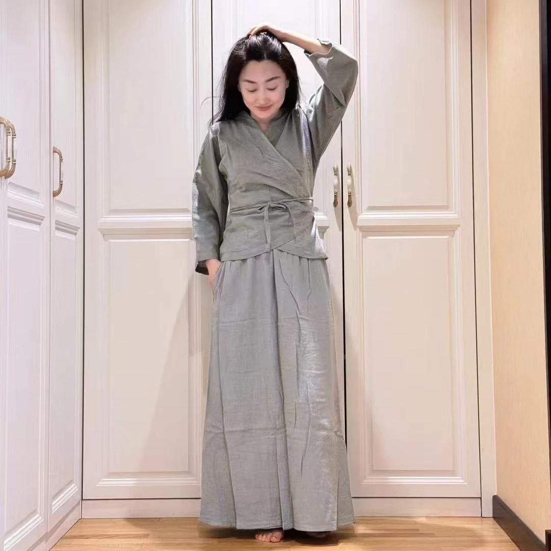 【龙措设计】禅服新中式新裙裤