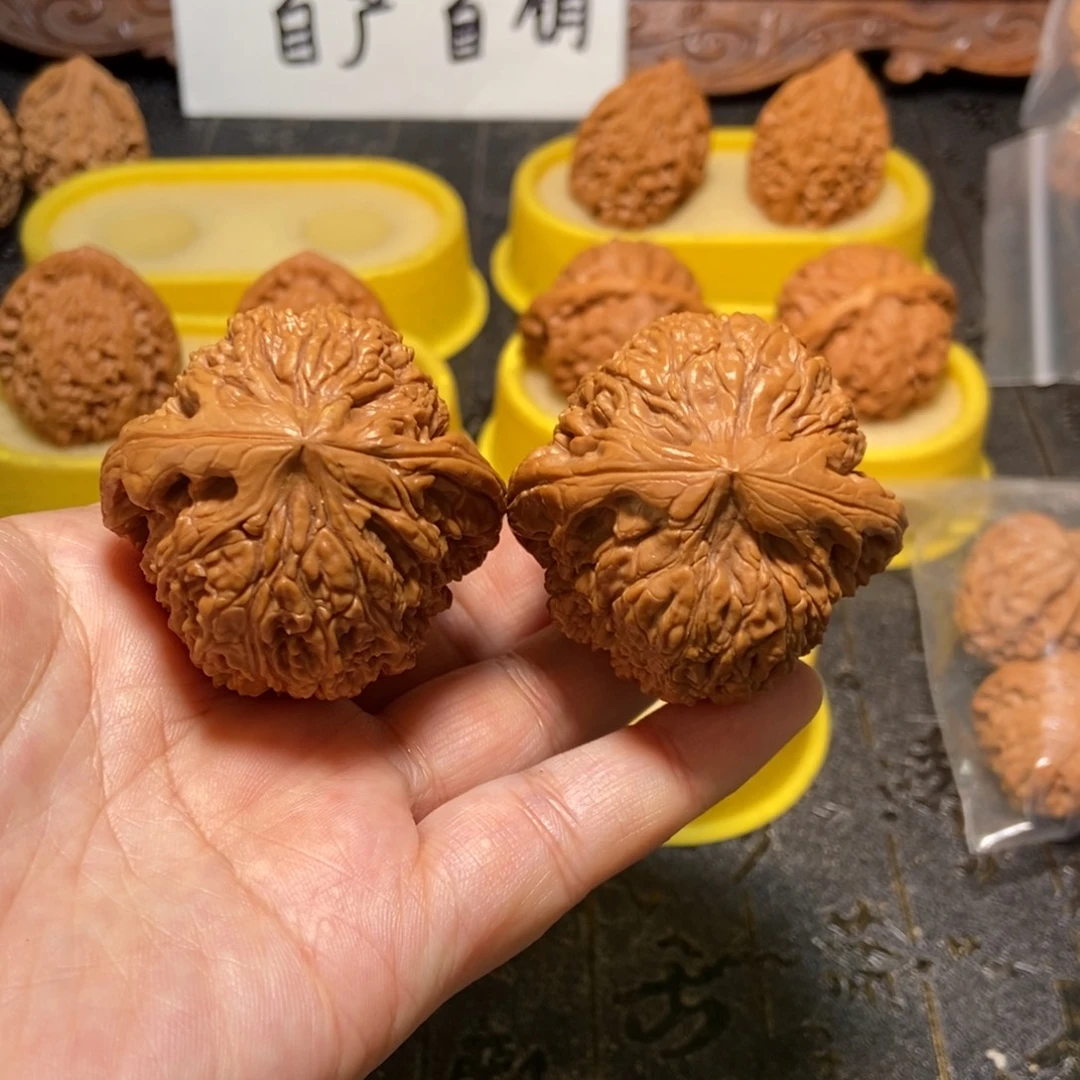 文玩核桃吊坠南将石 精对 44 44