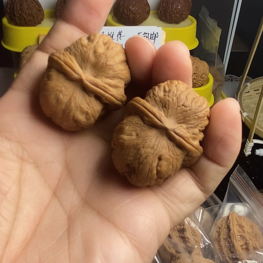 江***遇文玩核桃把件元宝41