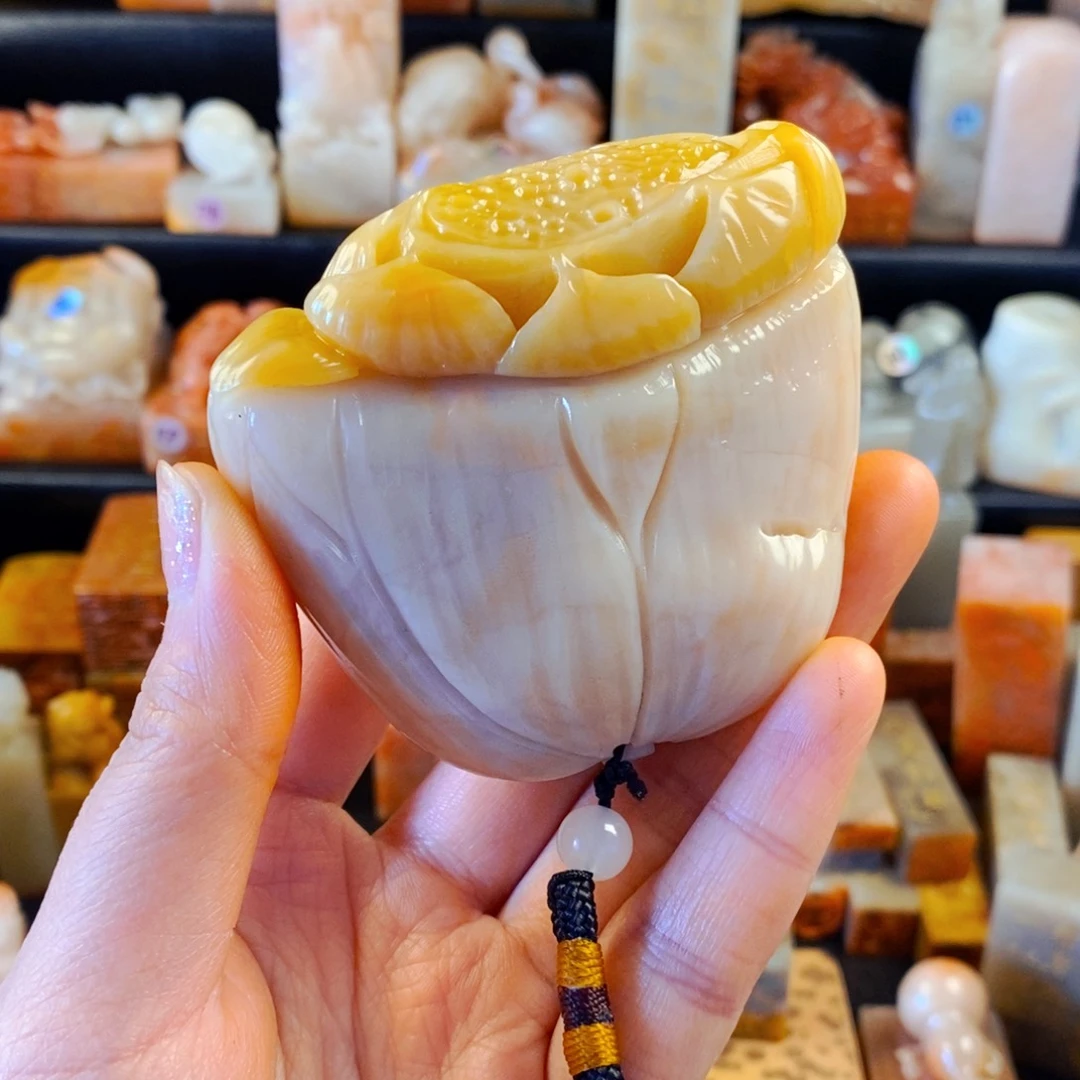 老挝石印石手工篆刻