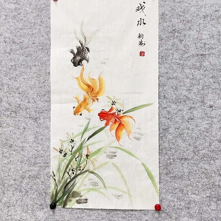 国画花鸟等图案四开