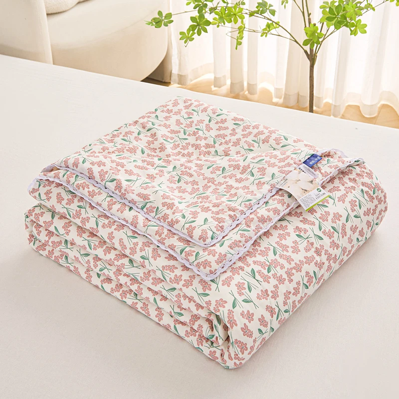 【纯棉单夏被】2025新款全棉纯棉夏季单夏被透气柔软亲肤