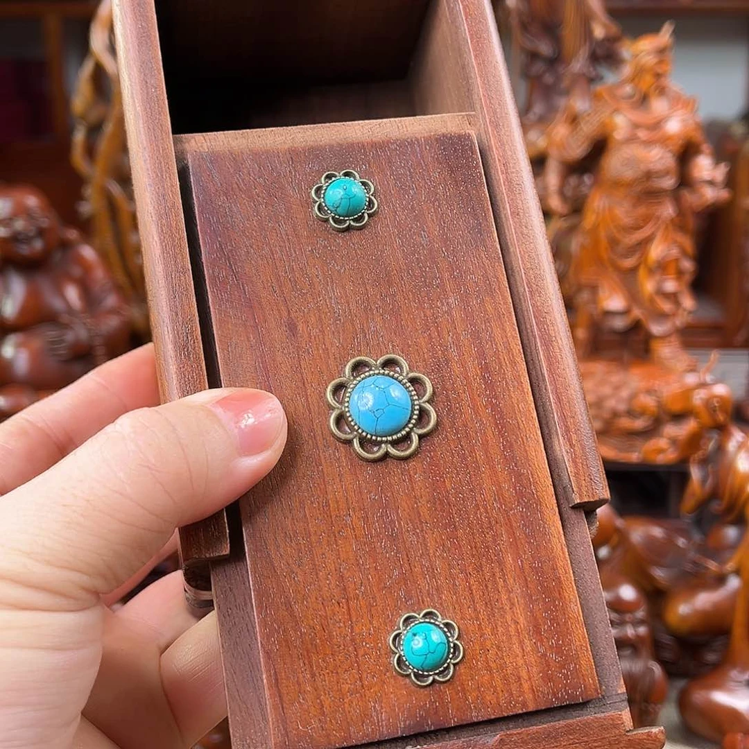 黄杨木花梨木机关盒子