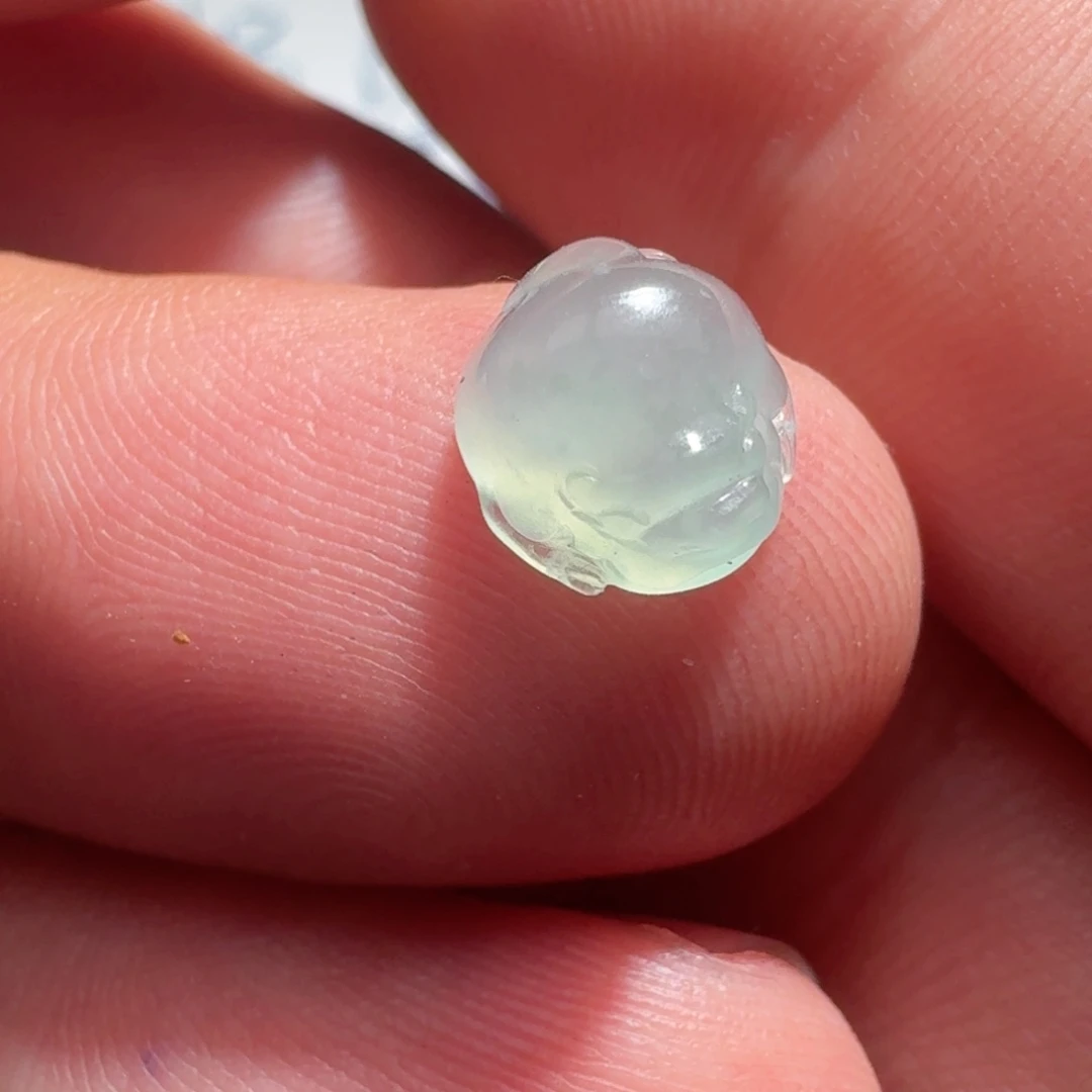 定制翡翠未镶嵌天然翡翠金叉