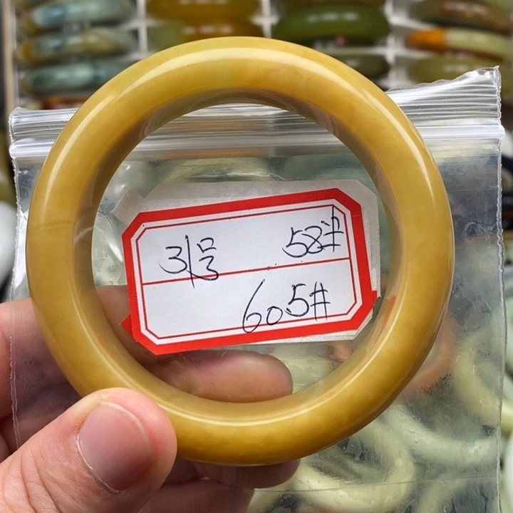 未镶嵌蛇纹石玉手绳