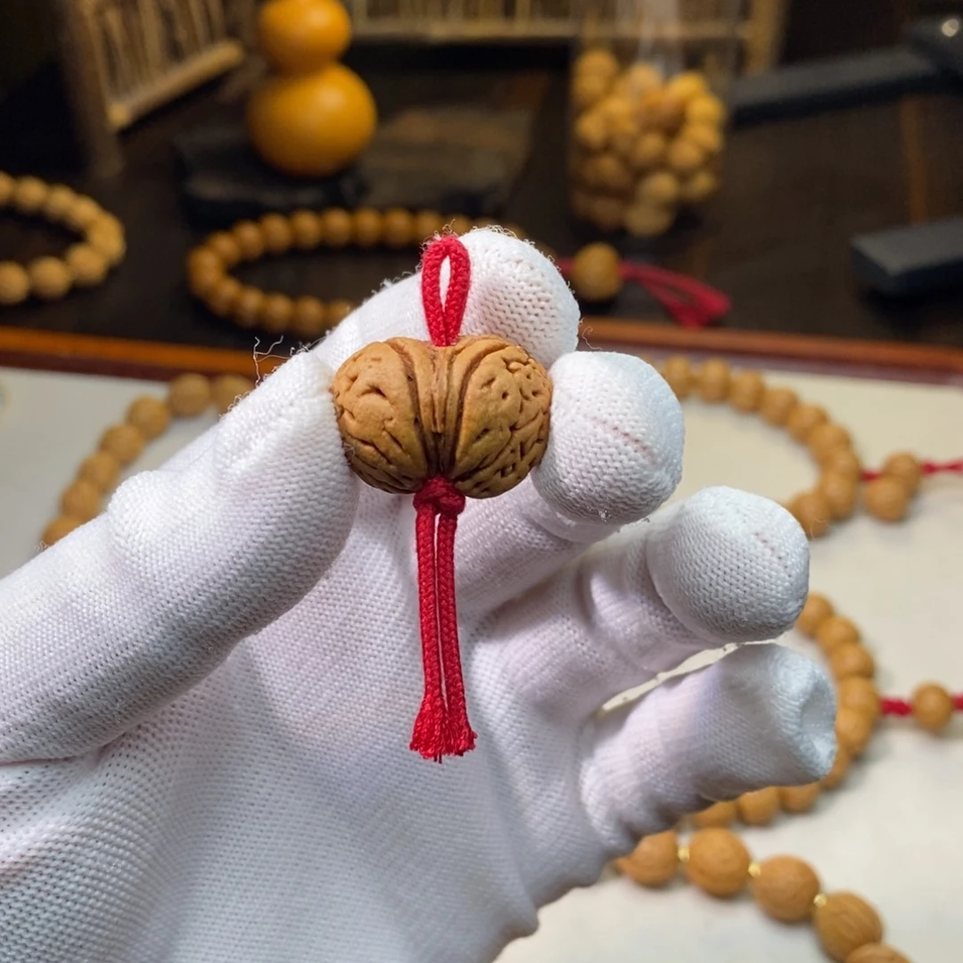 吊坠桃核桃核异形双棒单籽全品天然