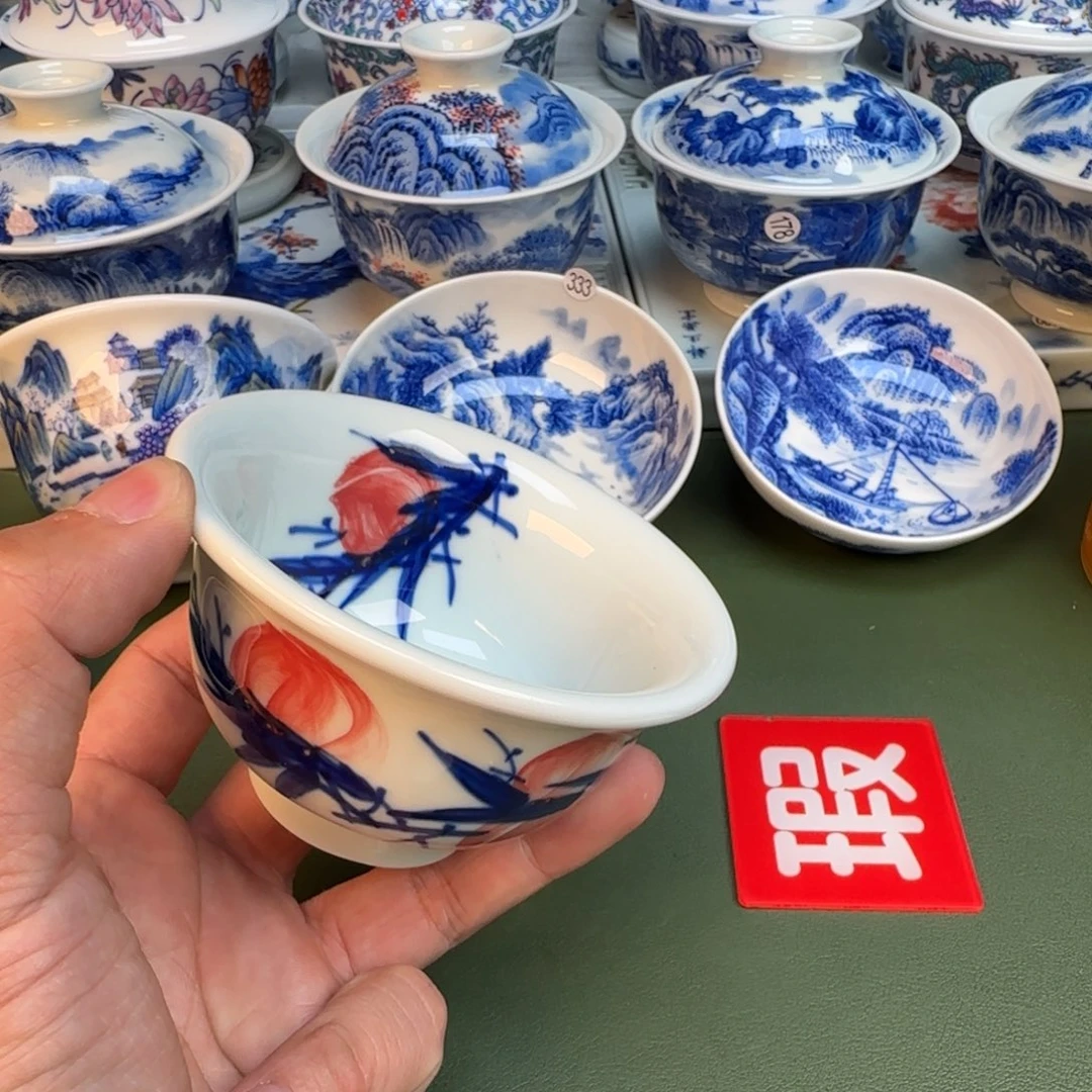 陶纯手工纯手绘茶具339