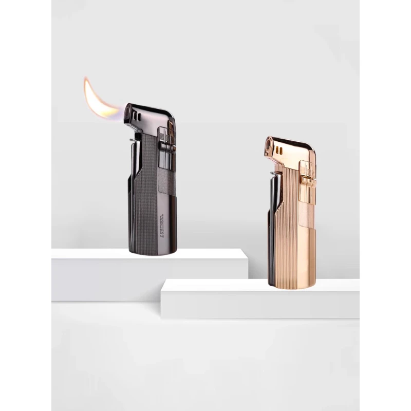 Lubinski鲁宾斯基烟斗打火机 侧出火防止烧手 带烟斗压棒刮刀通针