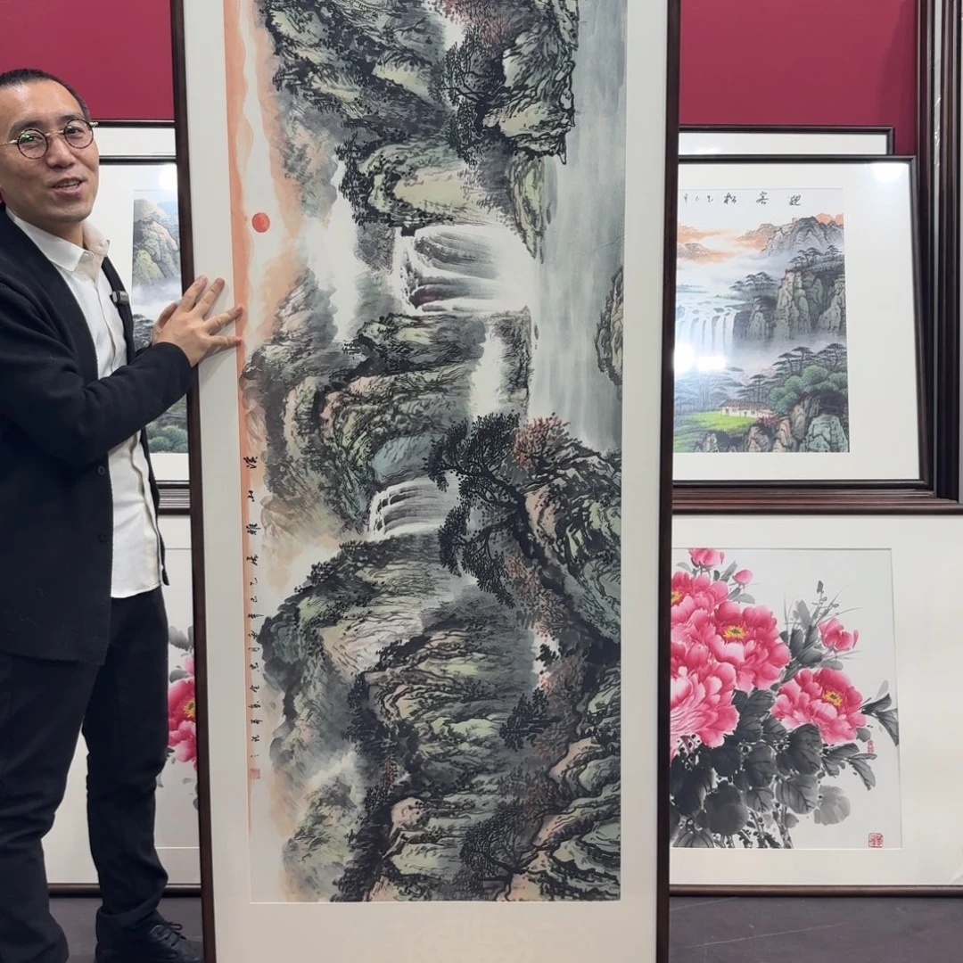 国画手绘作品210/80