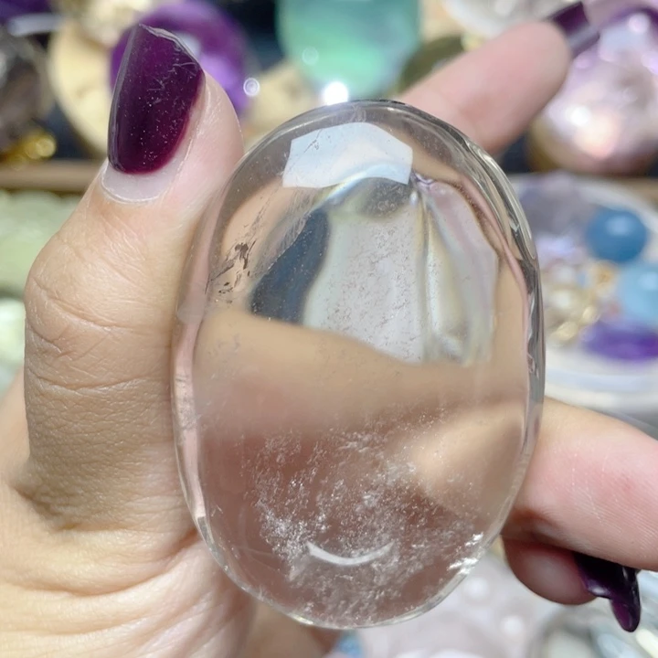 未镶嵌珠宝半成品水晶符文白水手握
