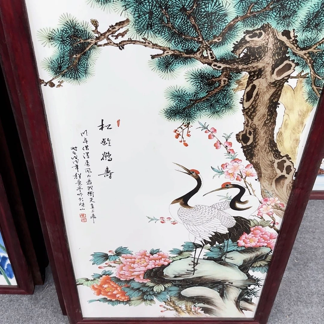 摆件陶景德镇陶瓷瓷板画