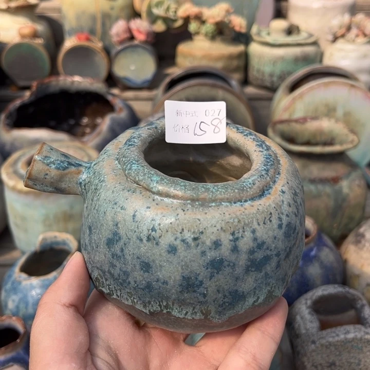 粗砂花盆1987盆新中式027