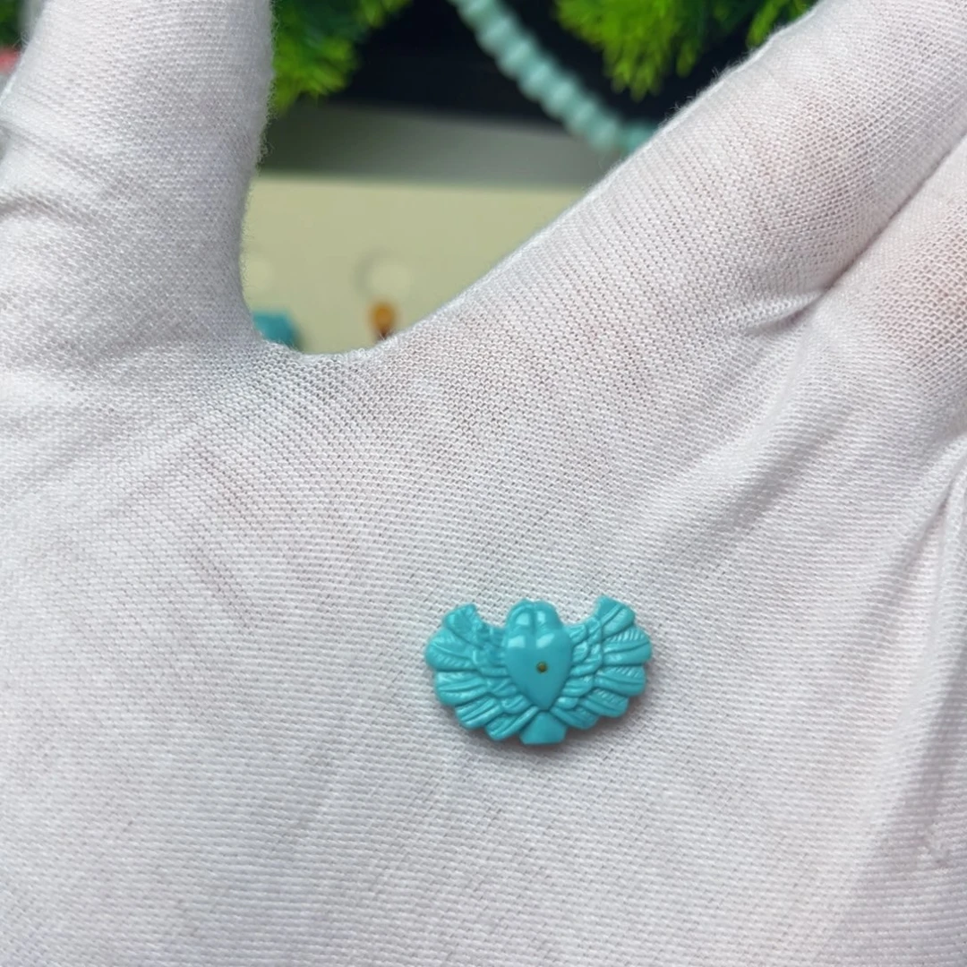合金绿松石吊坠(不含链)