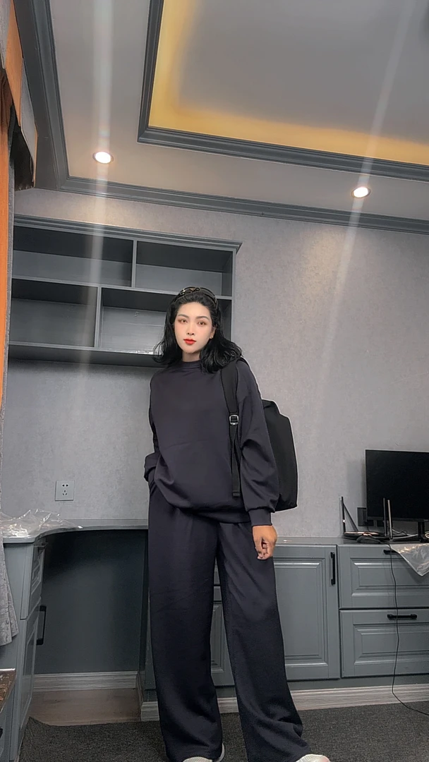 新款卫衣套装百搭款