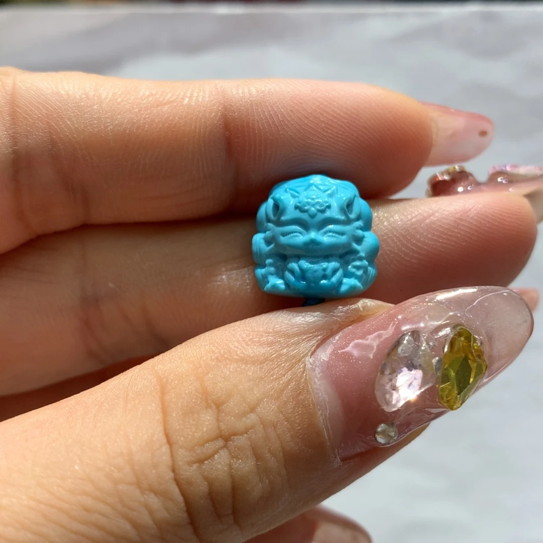 绿松石未镶嵌配饰糖**子