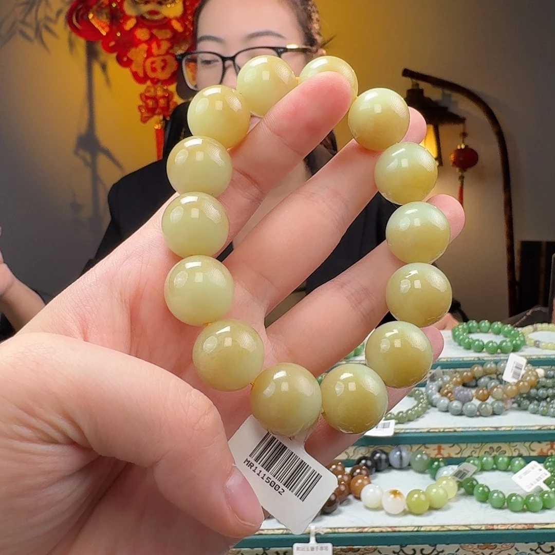 和田玉手串未镶嵌