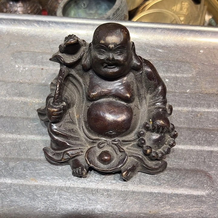 回***前黄铜摆件，文房工艺品摆件
