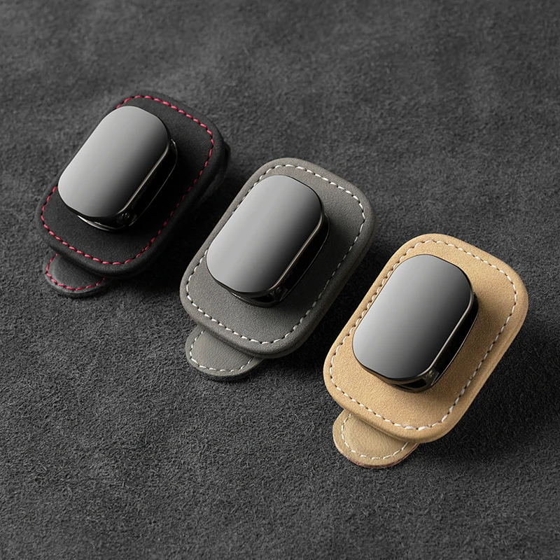 多功能车载眼镜架遮阳板墨镜夹太阳眼镜盒卡片收纳车用眼镜夹