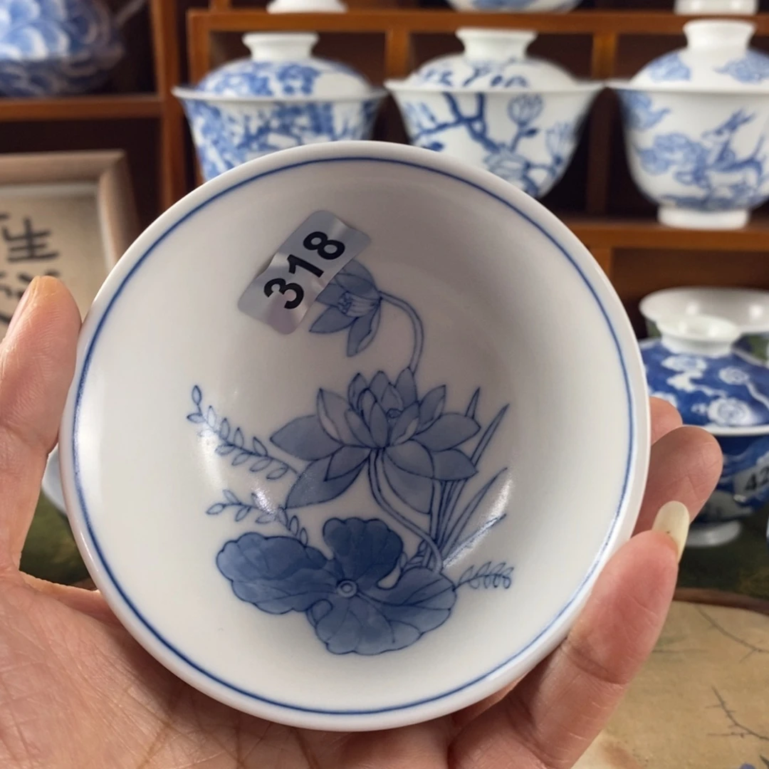 瓷片景德镇陶瓷手绘茶器318