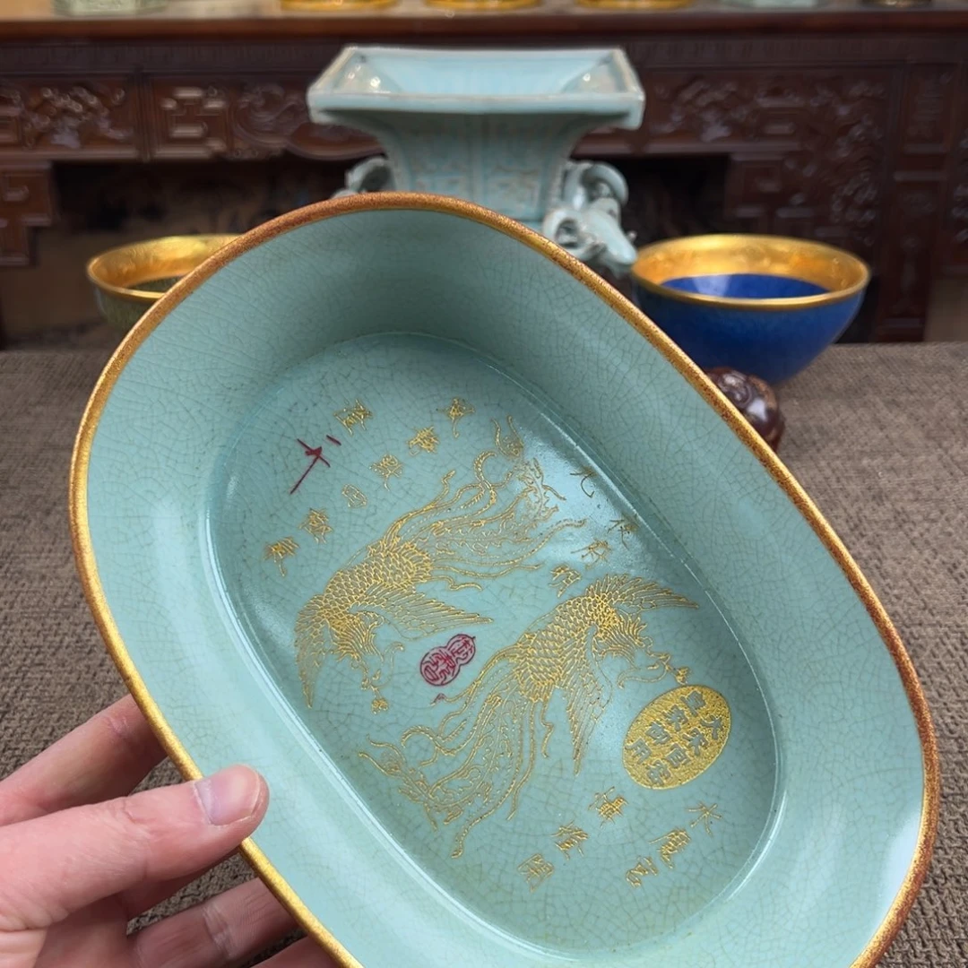 瓷片正能量陶瓷艺术品