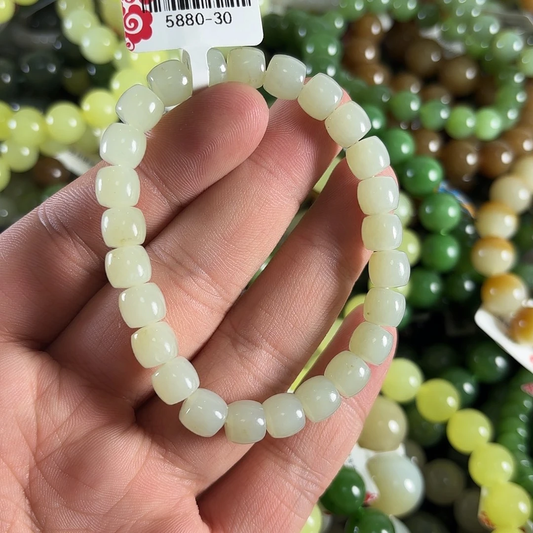 和田玉手链未镶嵌W132