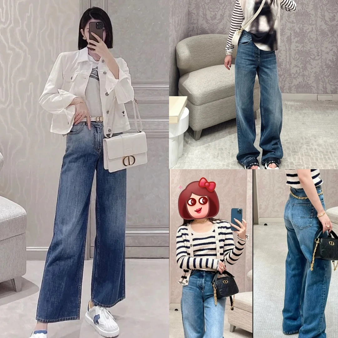 99新 DIOR/迪奥 安洁利严选牛仔裤 尺码34成色看直播 GSS23677