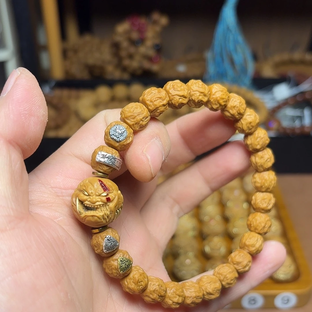 核桃手串/手链全品四标款龙蛇搭配夜叉