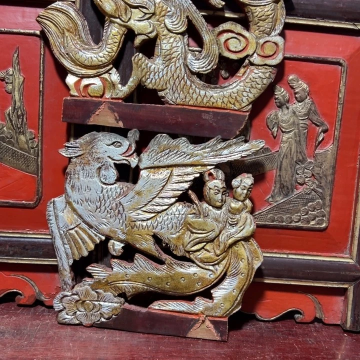 剪***秋木木雕工艺品摆件