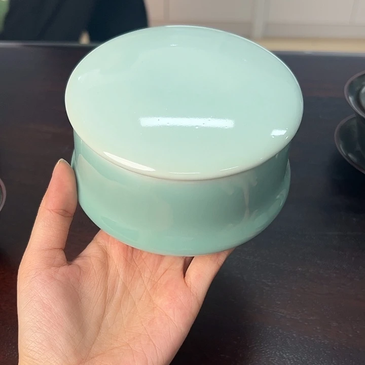龙泉云间青瓷小米茶器