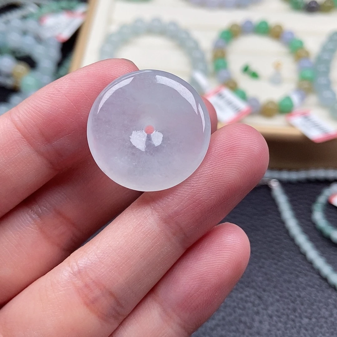 翡翠未镶嵌手链卡23