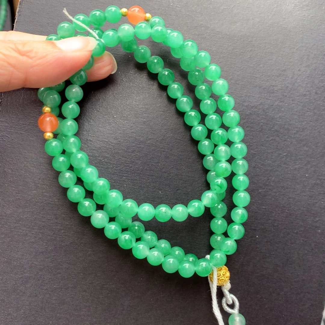 项链未镶嵌石英质玉