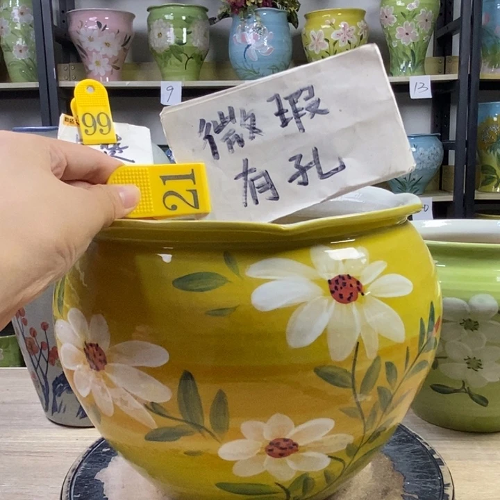 景德镇高温陶瓷花盆