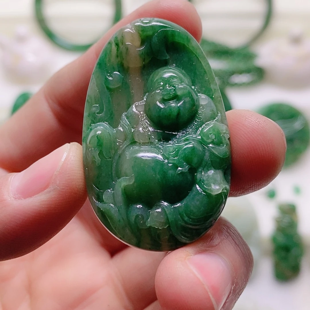 【闪购商品】独山玉挂件未镶嵌小**祖