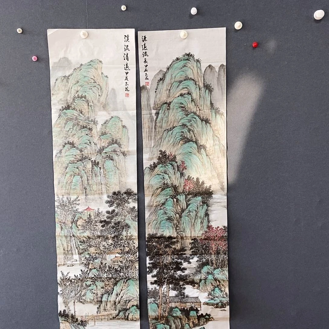 版画34/138王玉花手绘画心